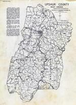 Upshur County - Warren, Union, Banks, Washington, Buchannon, Meade, West Virginia State Atlas 1933
